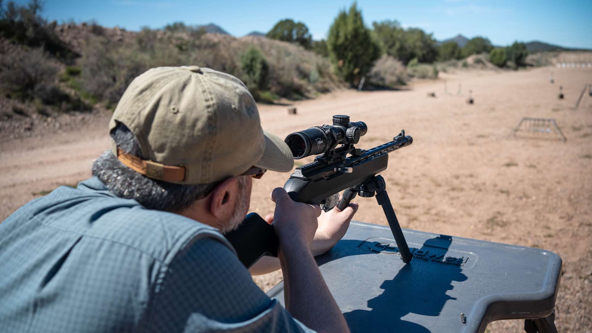 Tandemkross TKX22 Light Rifle with Trijicon AccuPoint optic at Gunsite Academy in Arizona