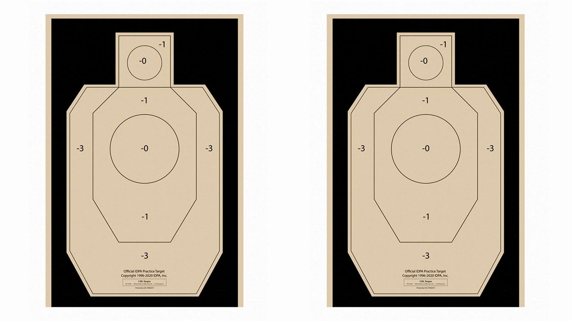 IDPA target