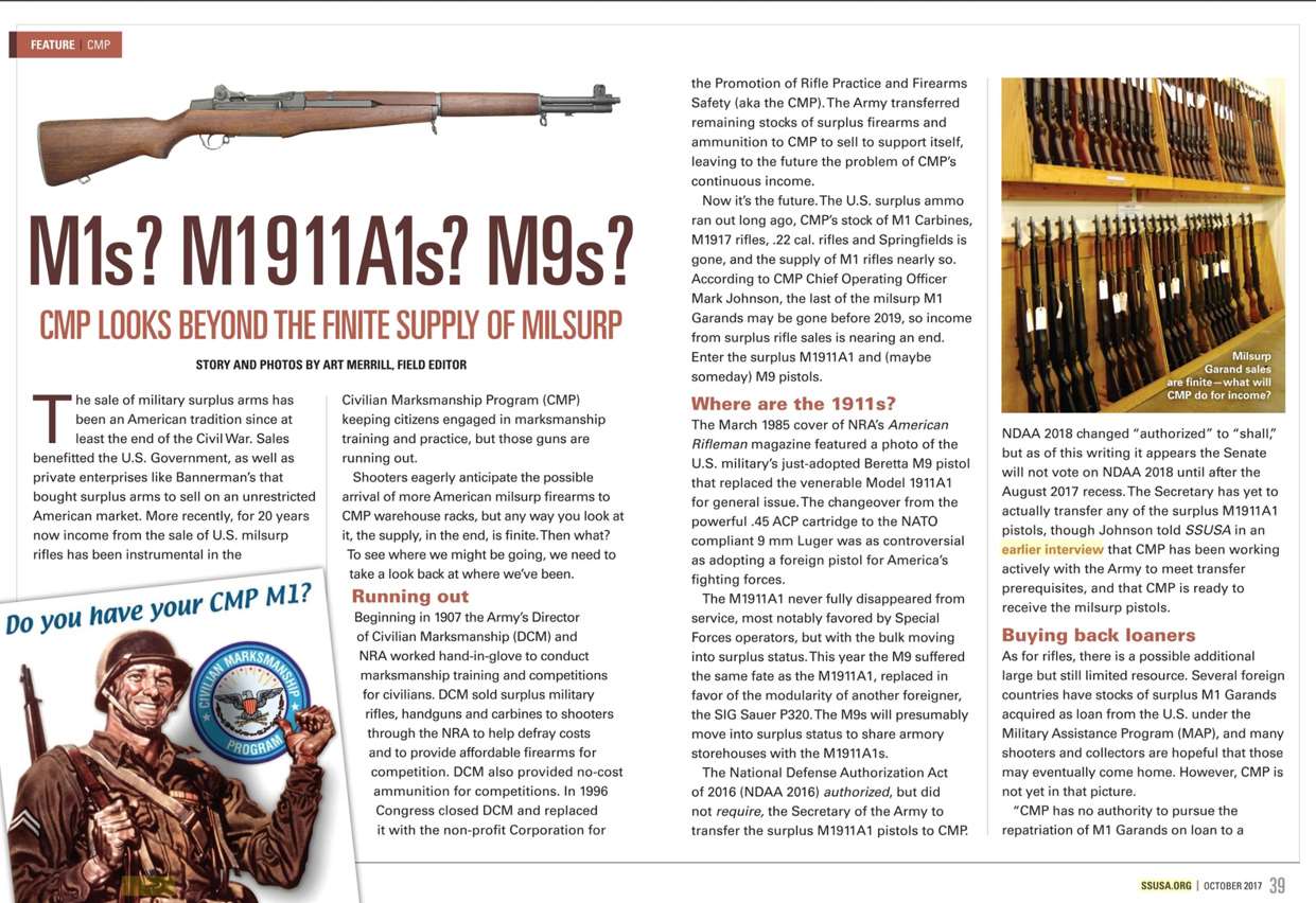 M1s? M1911A1s? M9s?