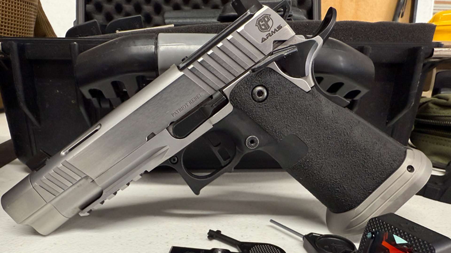 Side view of the GP Arms Patriot Rebel handgun