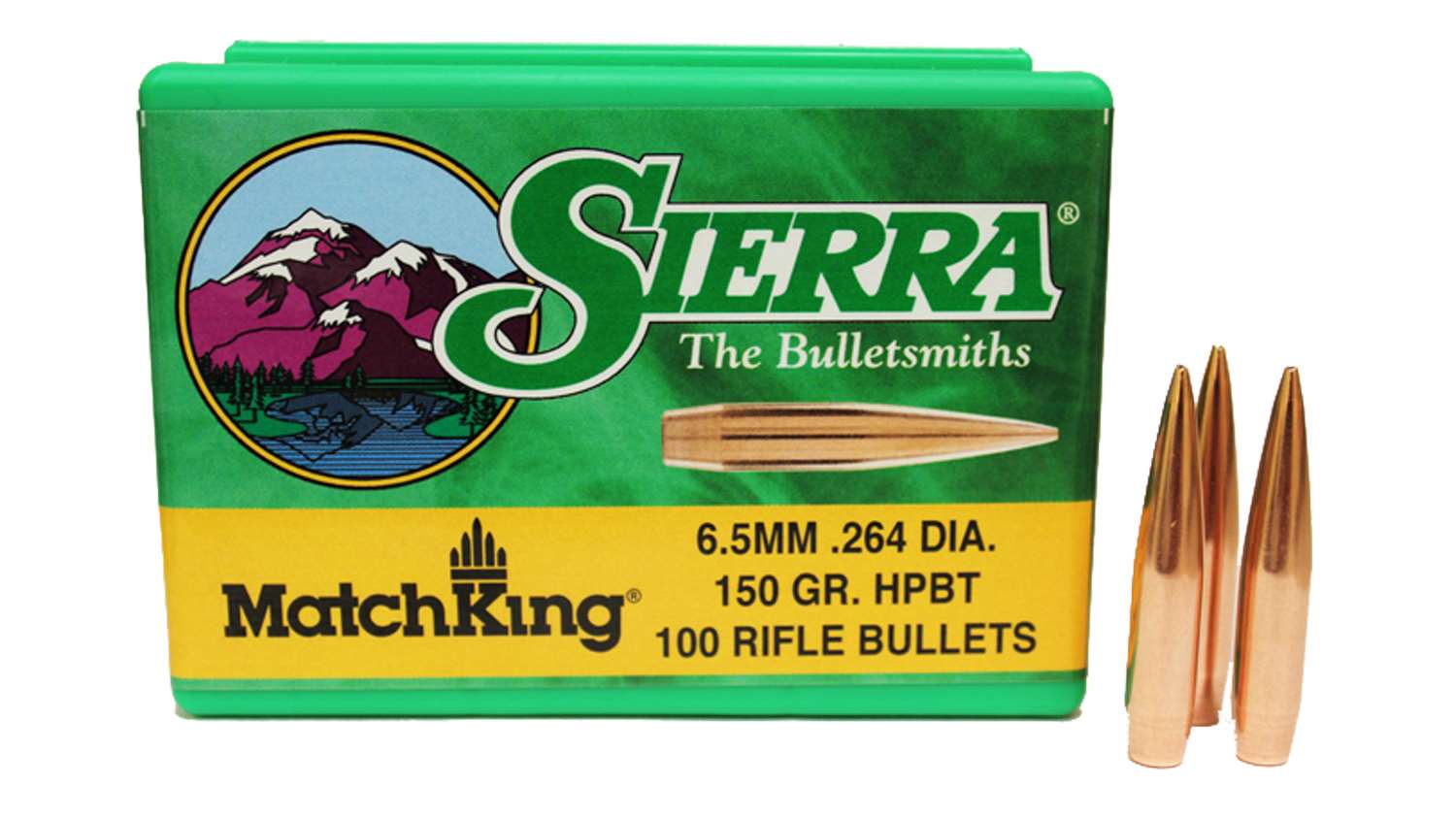 Sierra Bullets 6.5mm 150-grain HPBT MatchKing