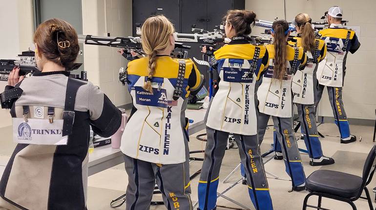 Collegiate Rifle: Akron Continues Hot Streak With 4692 Win Over Mount Aloysius College | An NRA Shooting Sports Journal