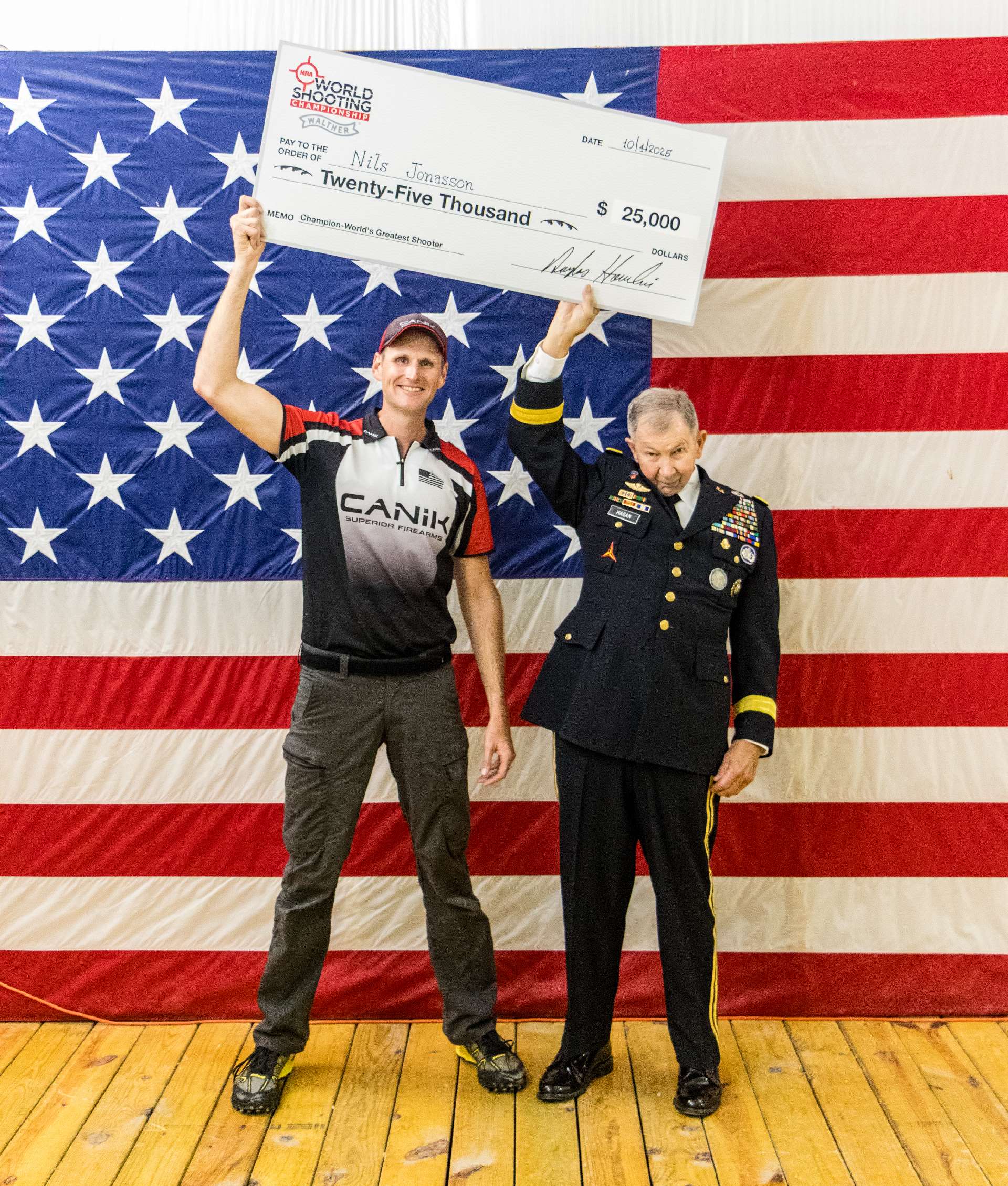 Nils Jonasson, 2025 NRA World Shooting Champion