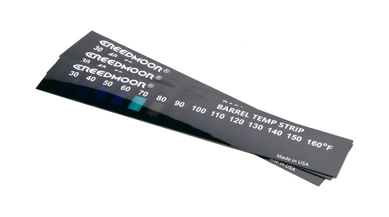 Creedmoor Sports Barrel Temp Strips Are An Inexpensive Way To Monitor Barrel Heat | An NRA Shooting Sports Journal