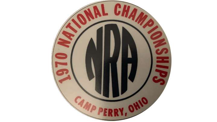 1970 NRA National Championships Pin.