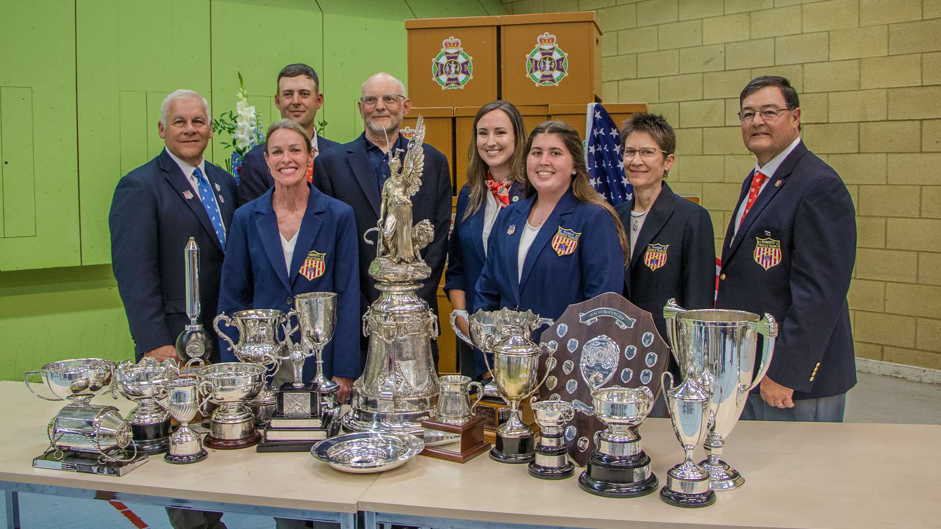 Team USA shooters at Lord Roberts Center, Bisley, UK