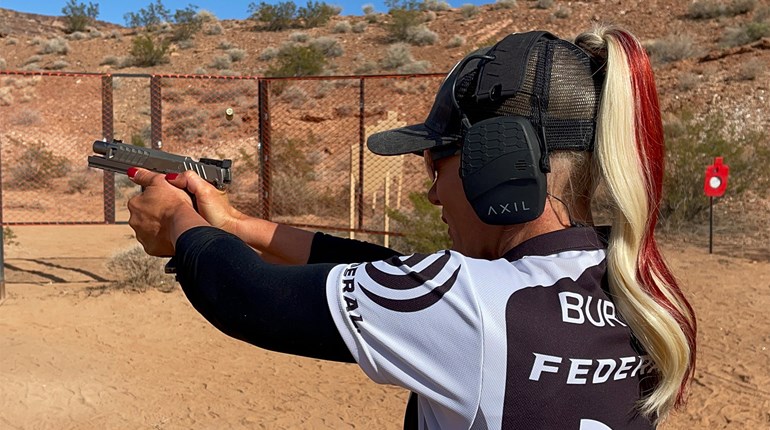 Team Federal’s Alysia Burrows Captures Practical High Lady Title At 2022 PCSL 2-Gun Championship | An NRA Shooting Sports Journal