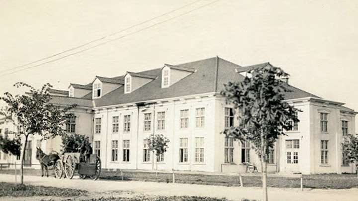 Camp Perry Mess Hall before a tornado destroyed it