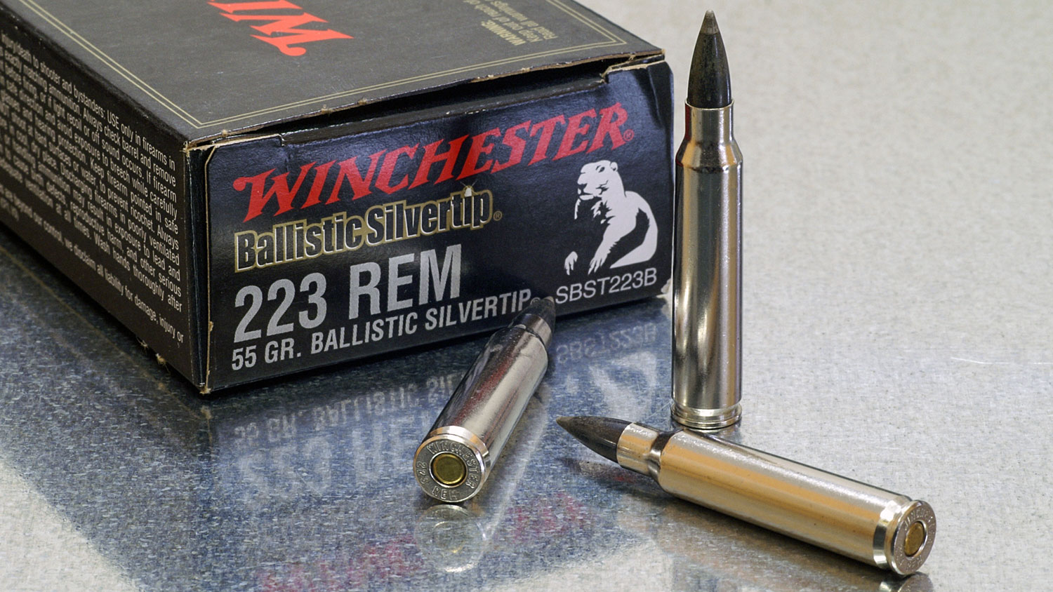 Commercial .223 Rem. ammo is marked as what it is. This is safe in either chamber. (Glen Zediker)
