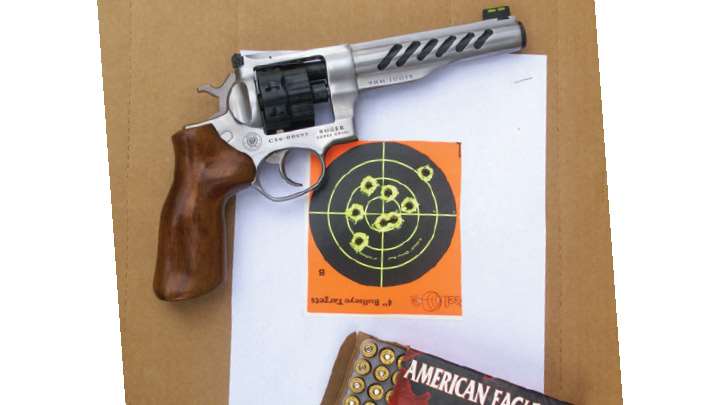Ruger Custom Shop Super GP100 9mm revolver with Federal ammunition