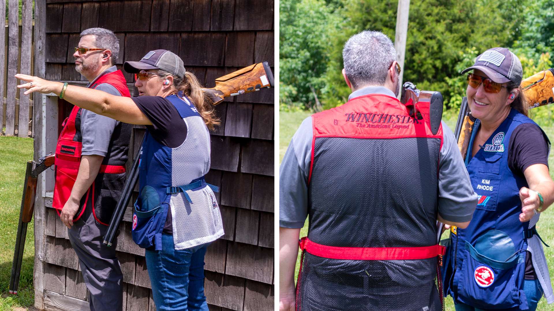 Kim Rhode teaching clay target shooting