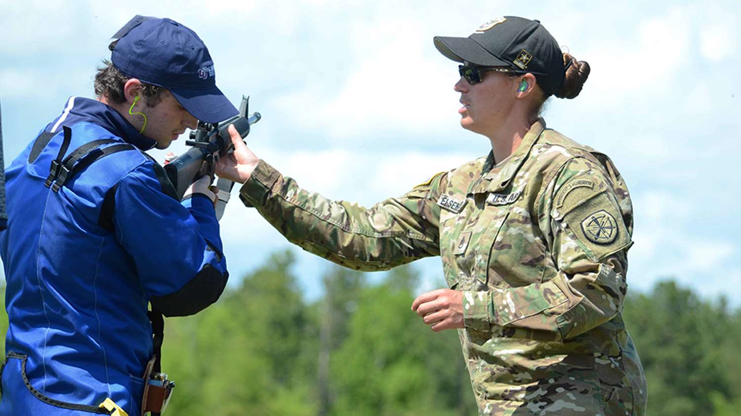 Liberty University Rifle Team Training at Camp Butner SAFS