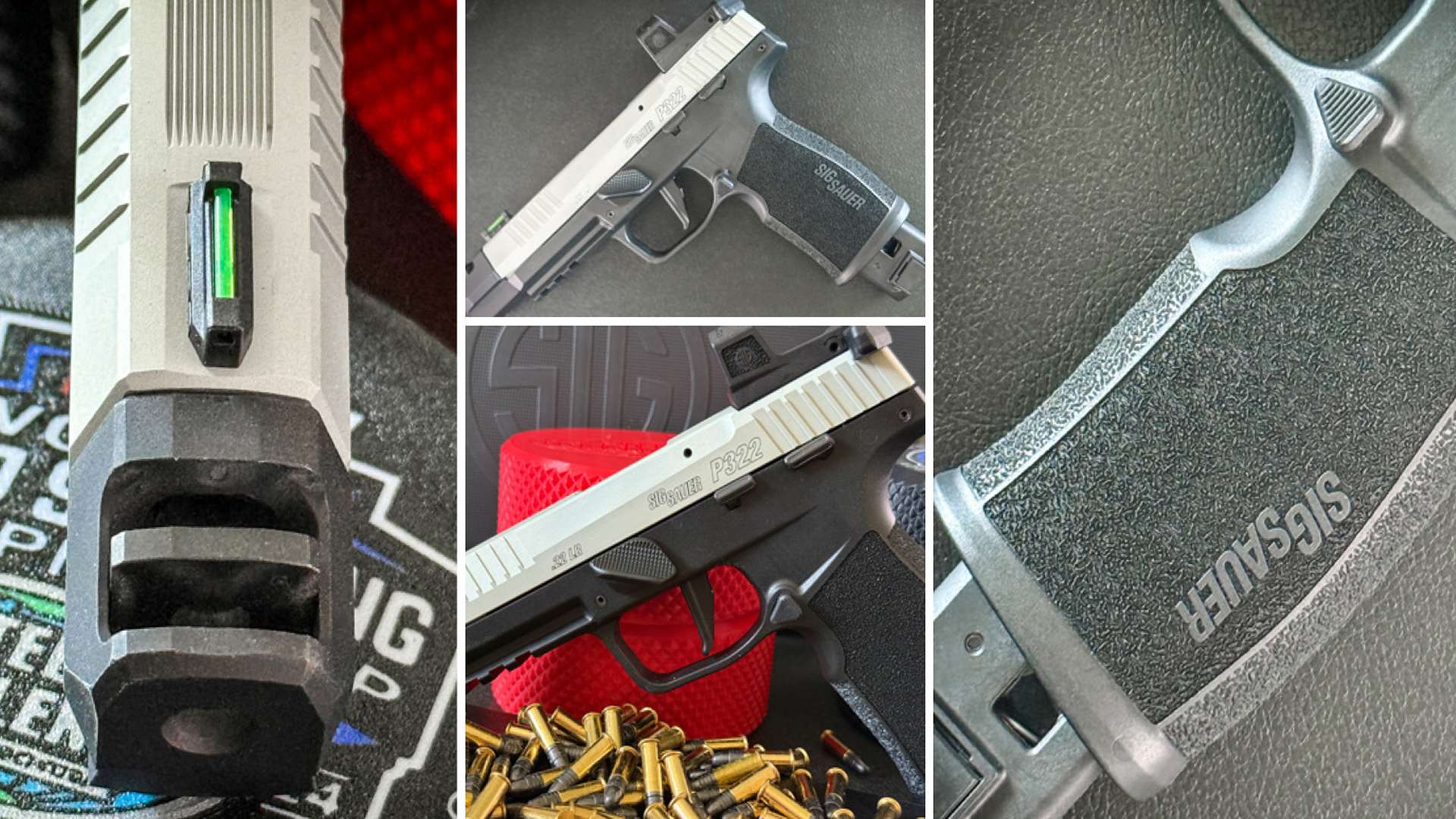Different views of the SIG P322-COMP