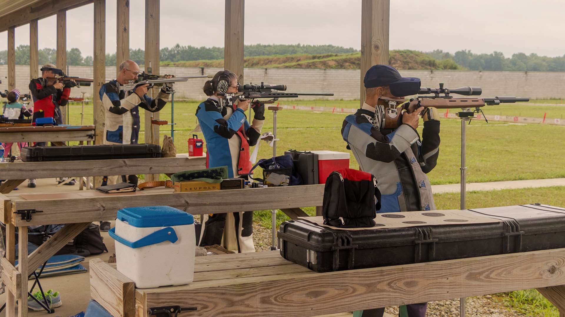 Smallbore rifle shooters