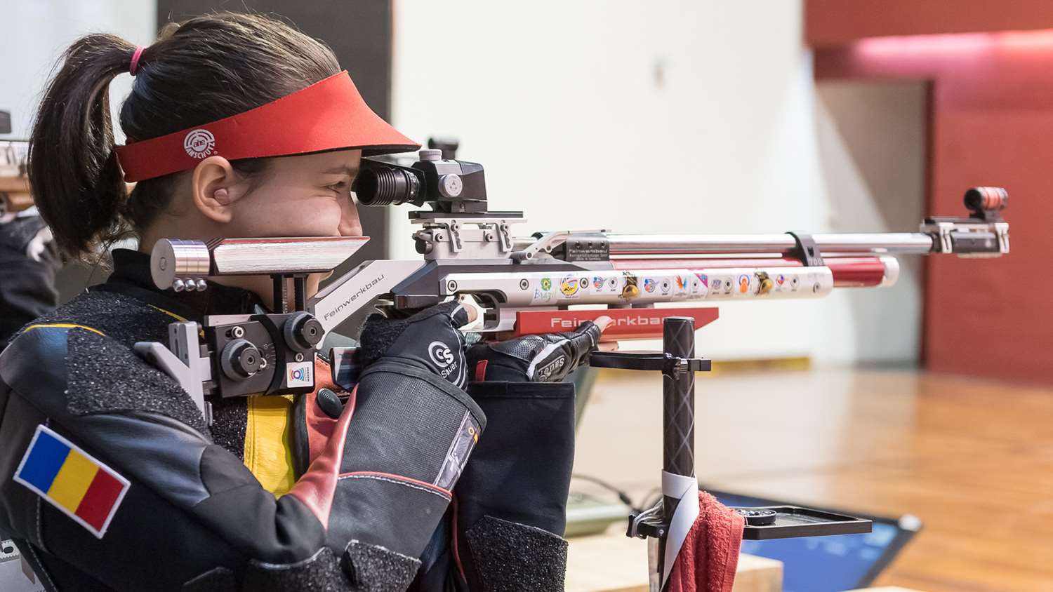 2018 ISSF World Cup Guadalajara gold medalist Laura-Georgeta Coman of Romania