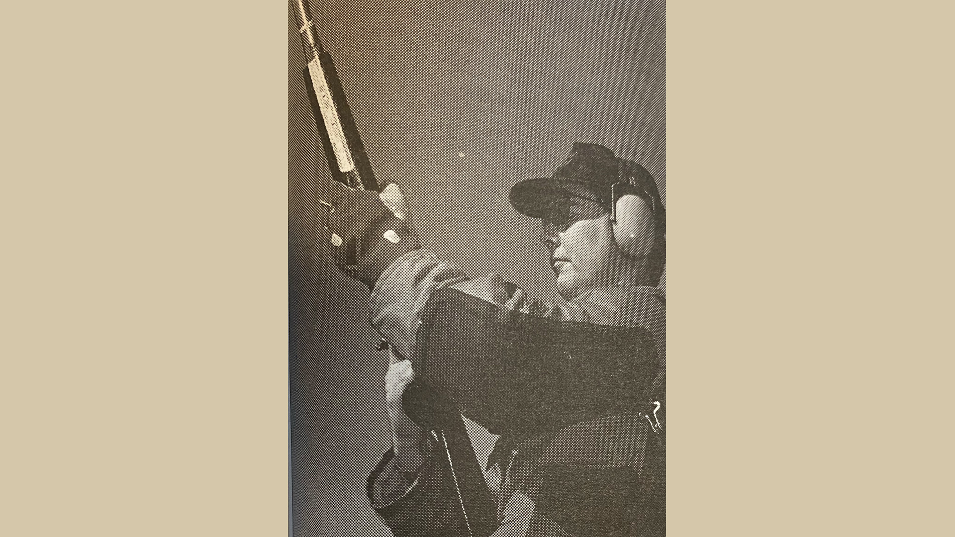 Holding a highpower rifle