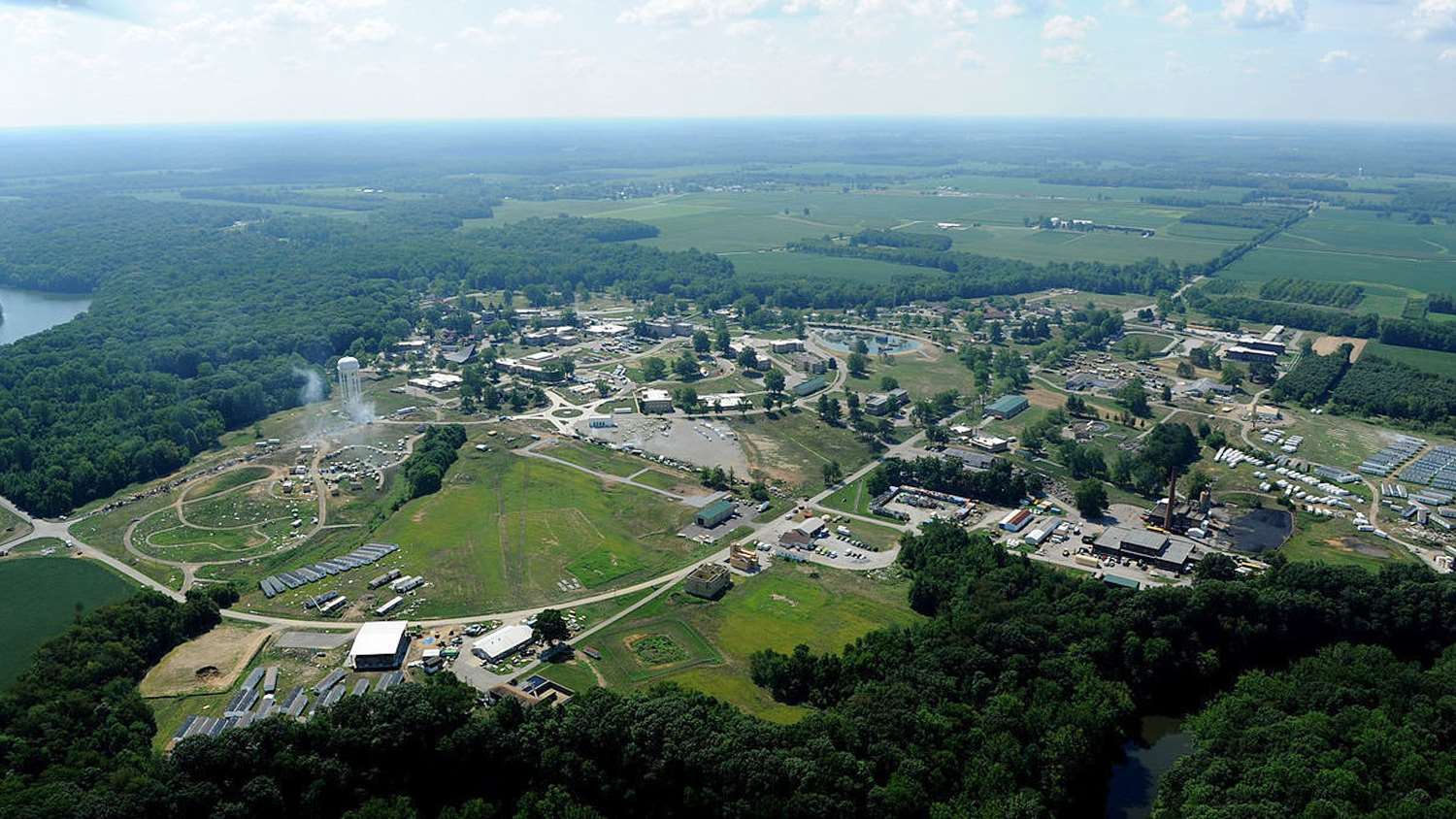 Camp Atterbury from the air