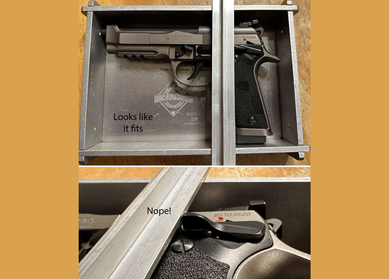 USPSA box as per rules