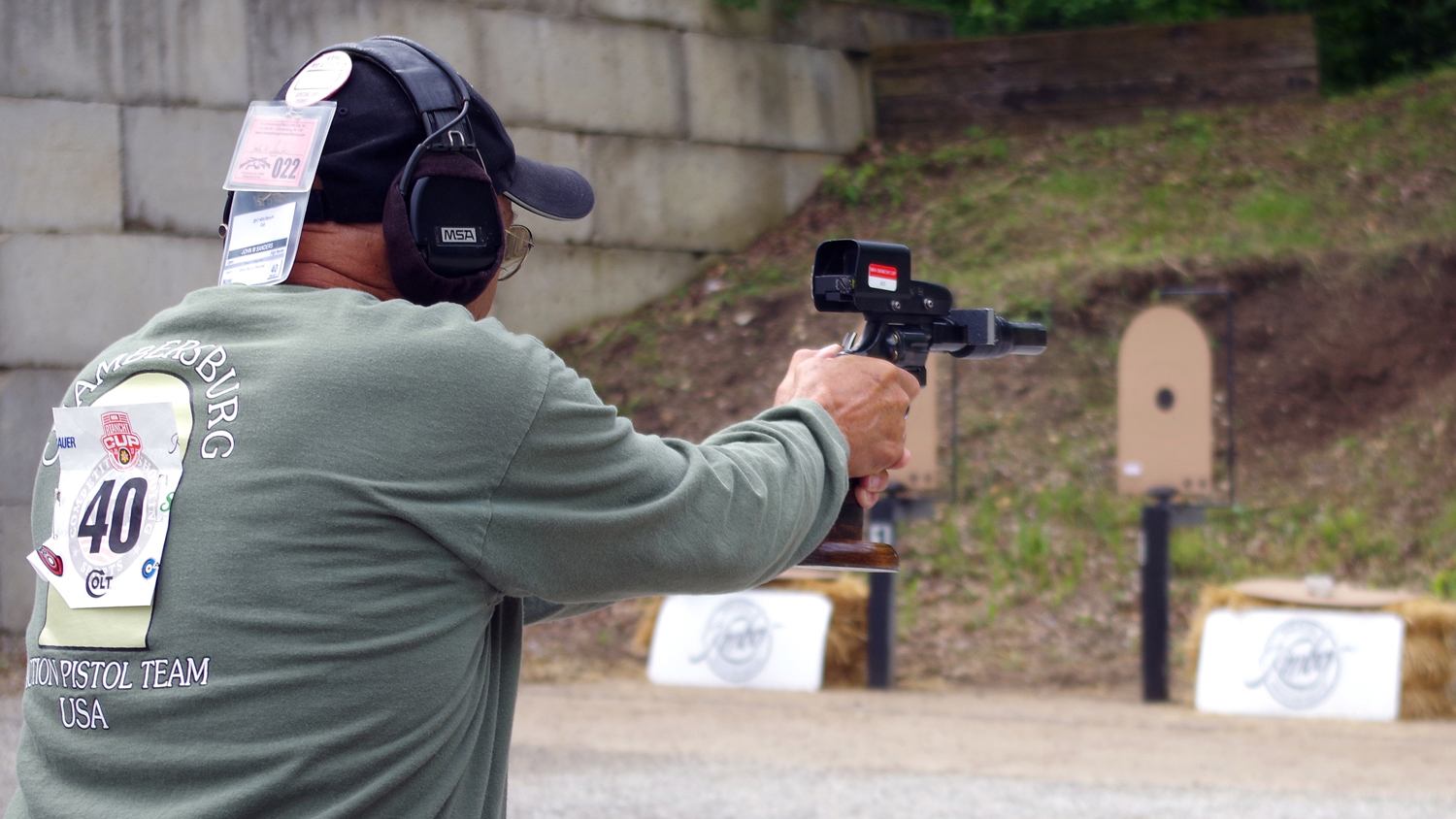 John Sanders at the 2017 NRA Bianchi Cup