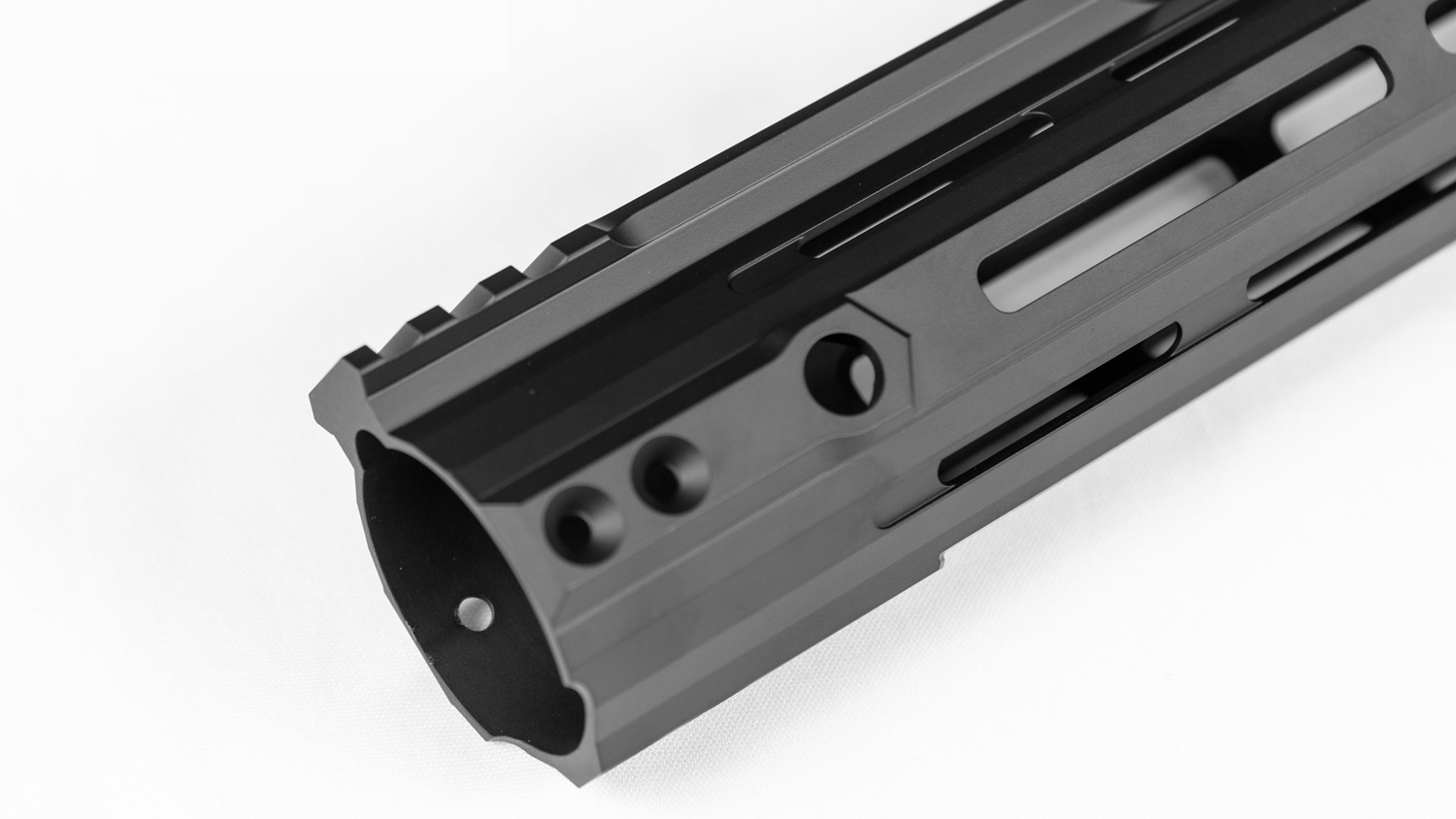 Extra rail length where the handguard meets the receiver