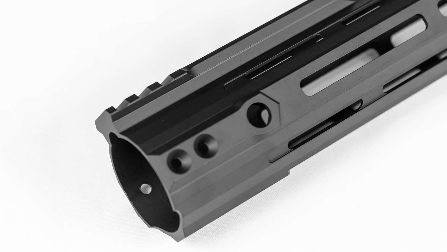 Extra rail length where the handguard meets the receiver