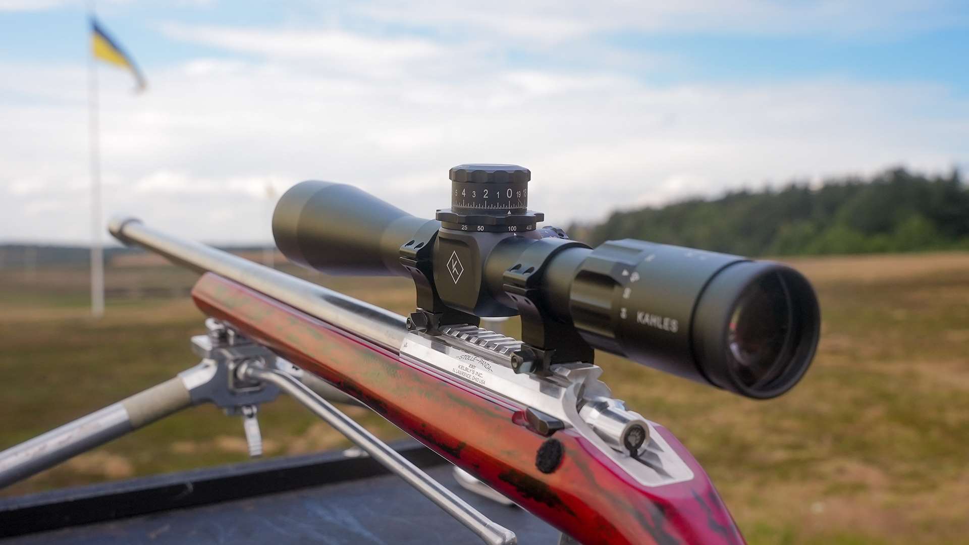 K864 mounted on F-Class rifle