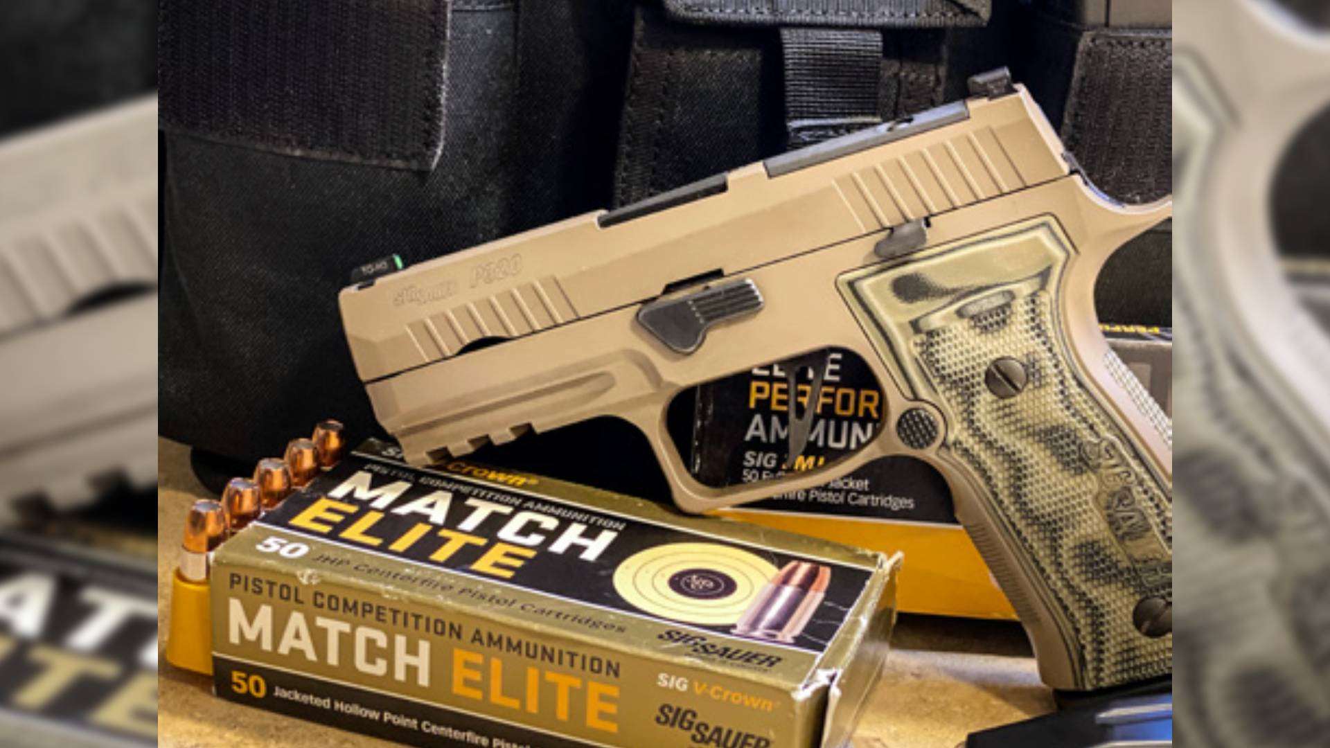 SIG P320 match elite ammo