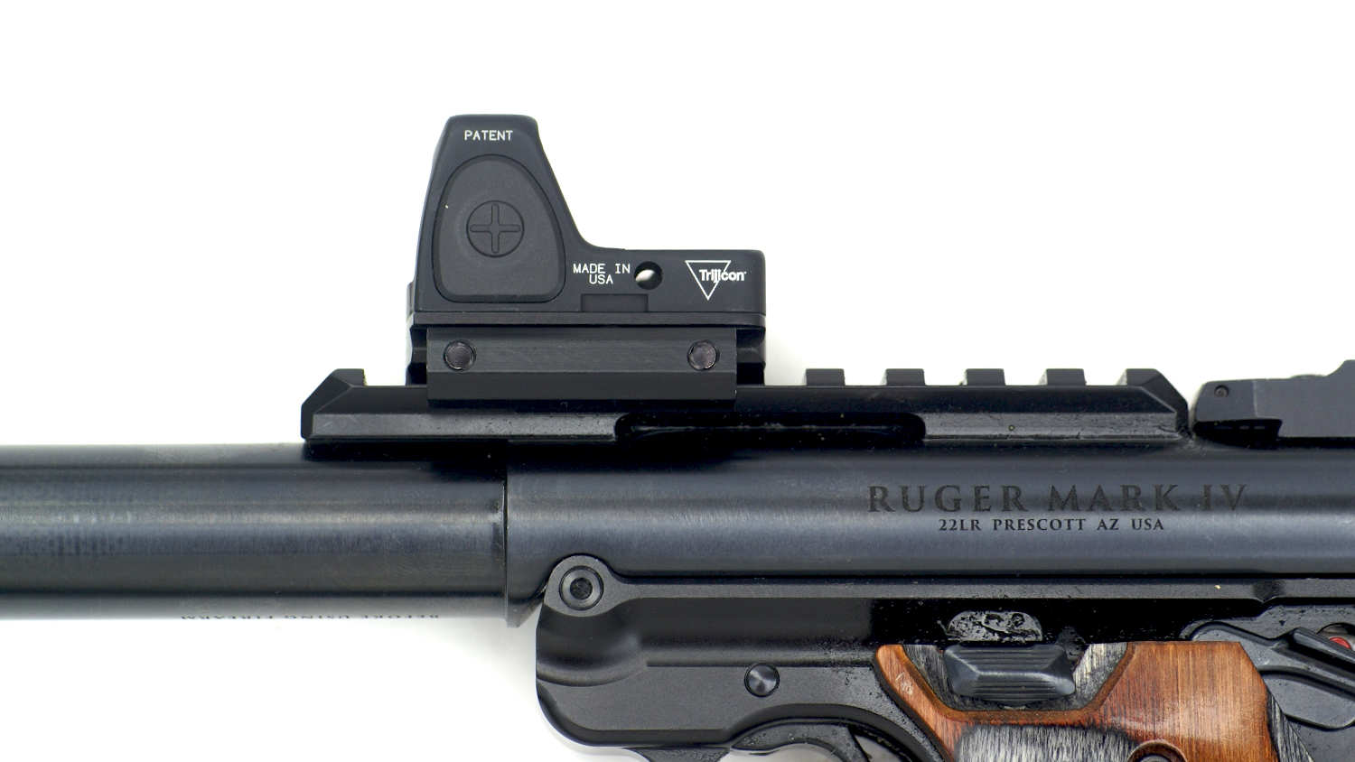 Trijicon RMR2 optic on Ruger Mark IV