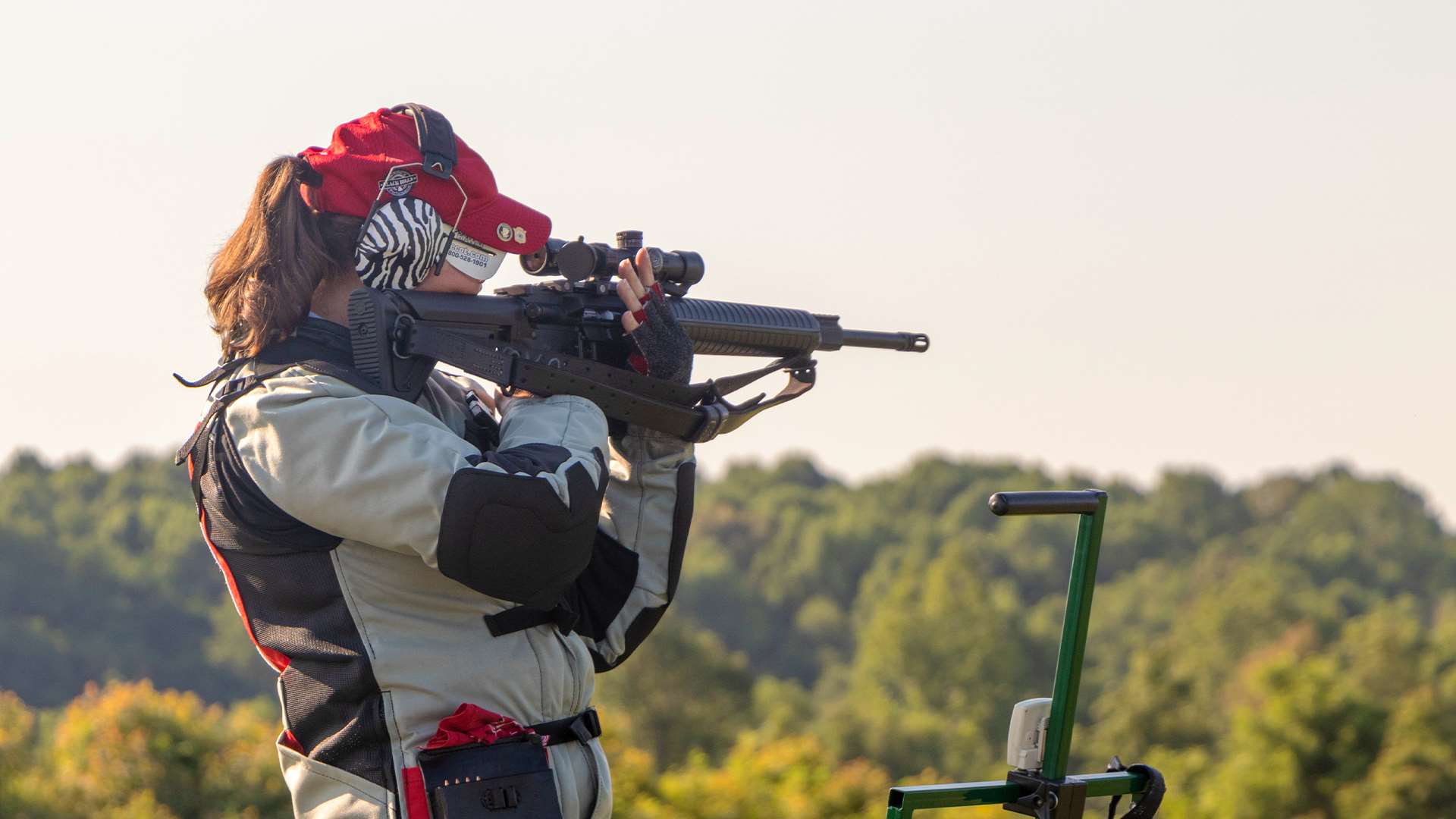 Denise Losing with rifle