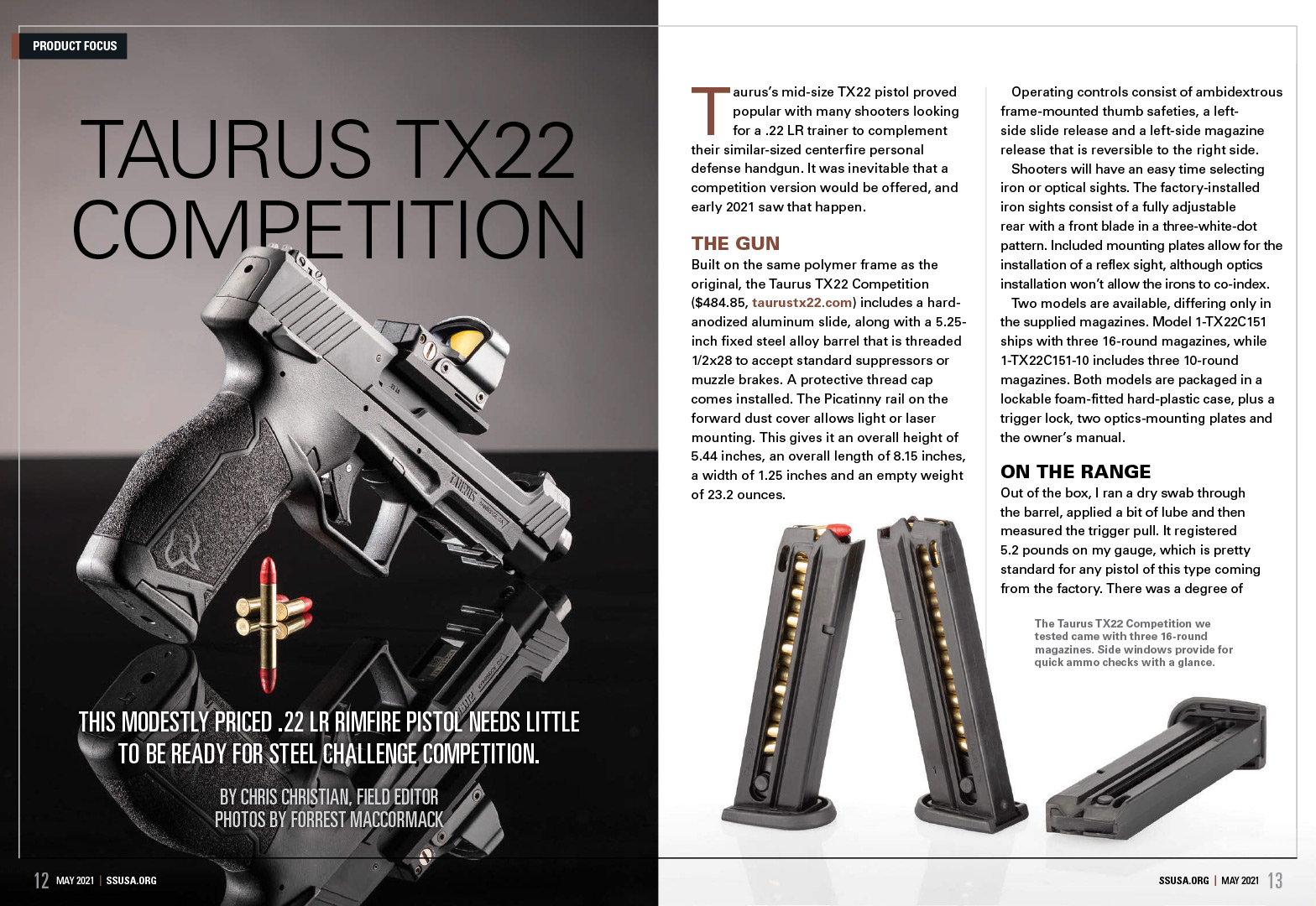 Taurus TX22 Competition