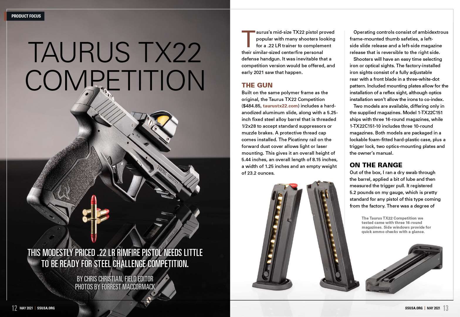 Taurus TX22 Competition