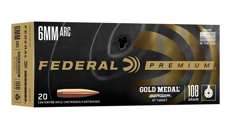 New: Federal 6 mm ARC Gold Medal Berger Target Load | An NRA Shooting Sports Journal