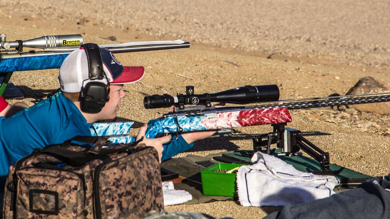 Junior long range shooter Zachary Hogg at 2018 Southwest Nationals