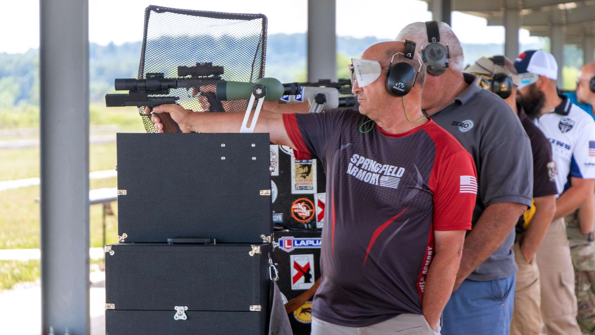 NRA Precision Pistol competitive shooters