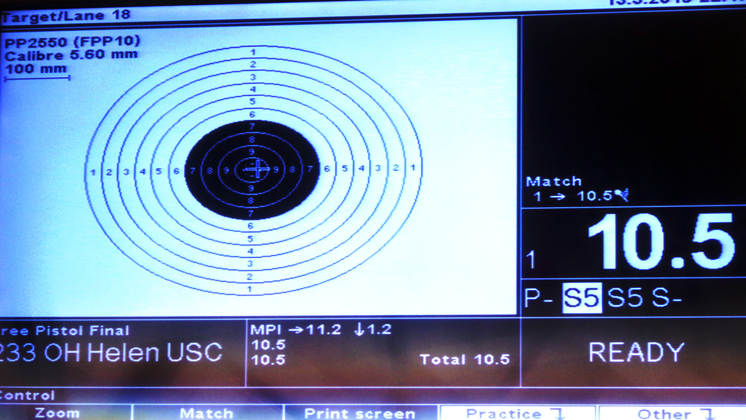 SIUS Electronic targets at NRA Intercollegiate Pistol Championships