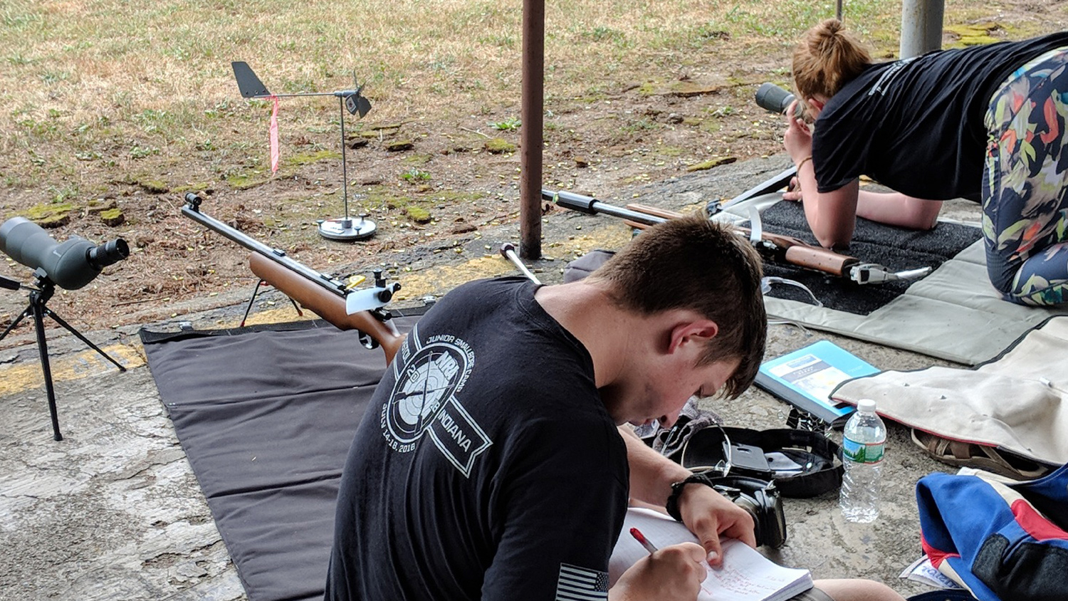 2018 NRA Junior Smallbore Camp | Camper take notes