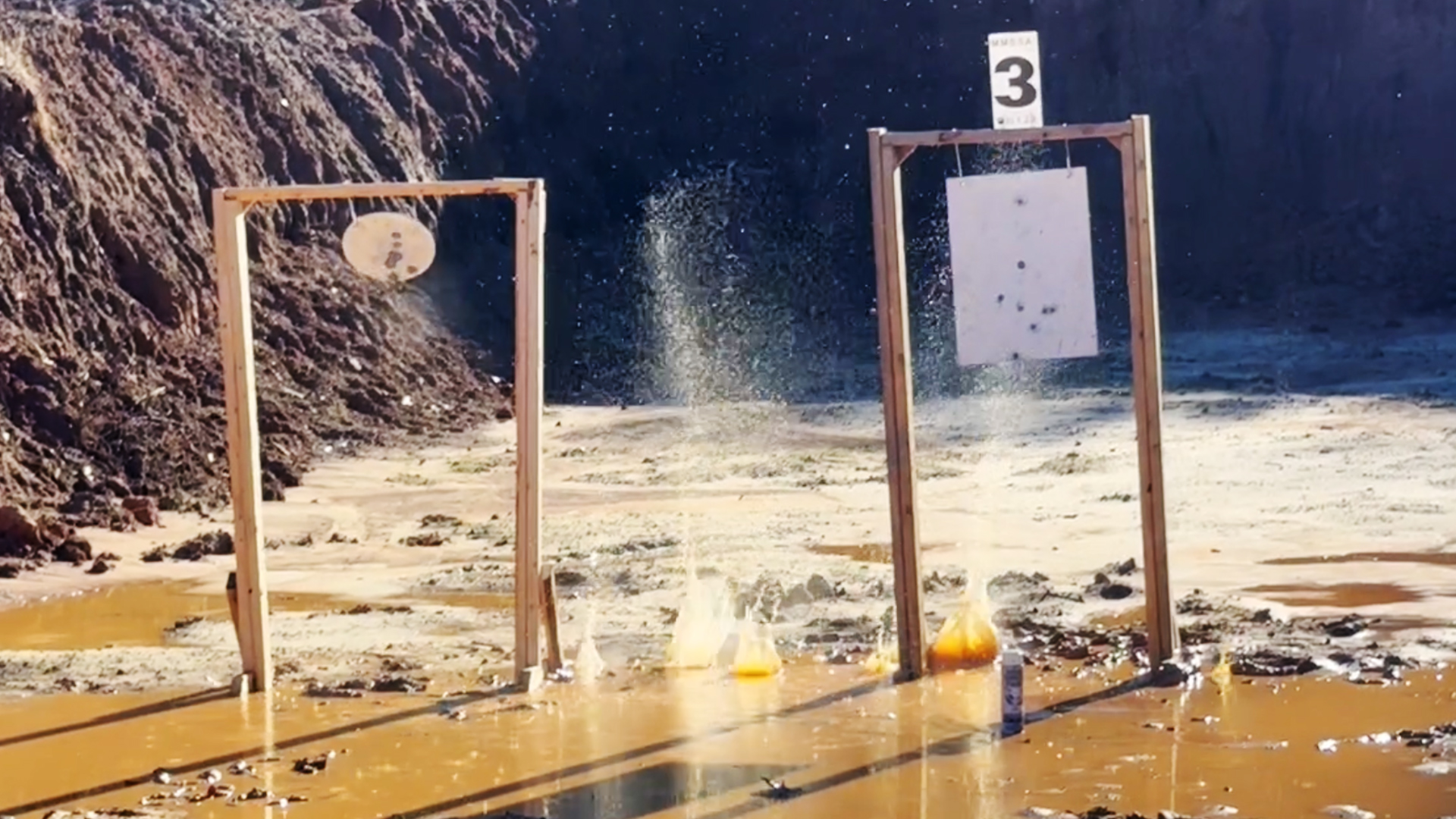 Shell Impact Target Very Safe Targets Displace Round Impact Energy To The Ground | An NRA ...