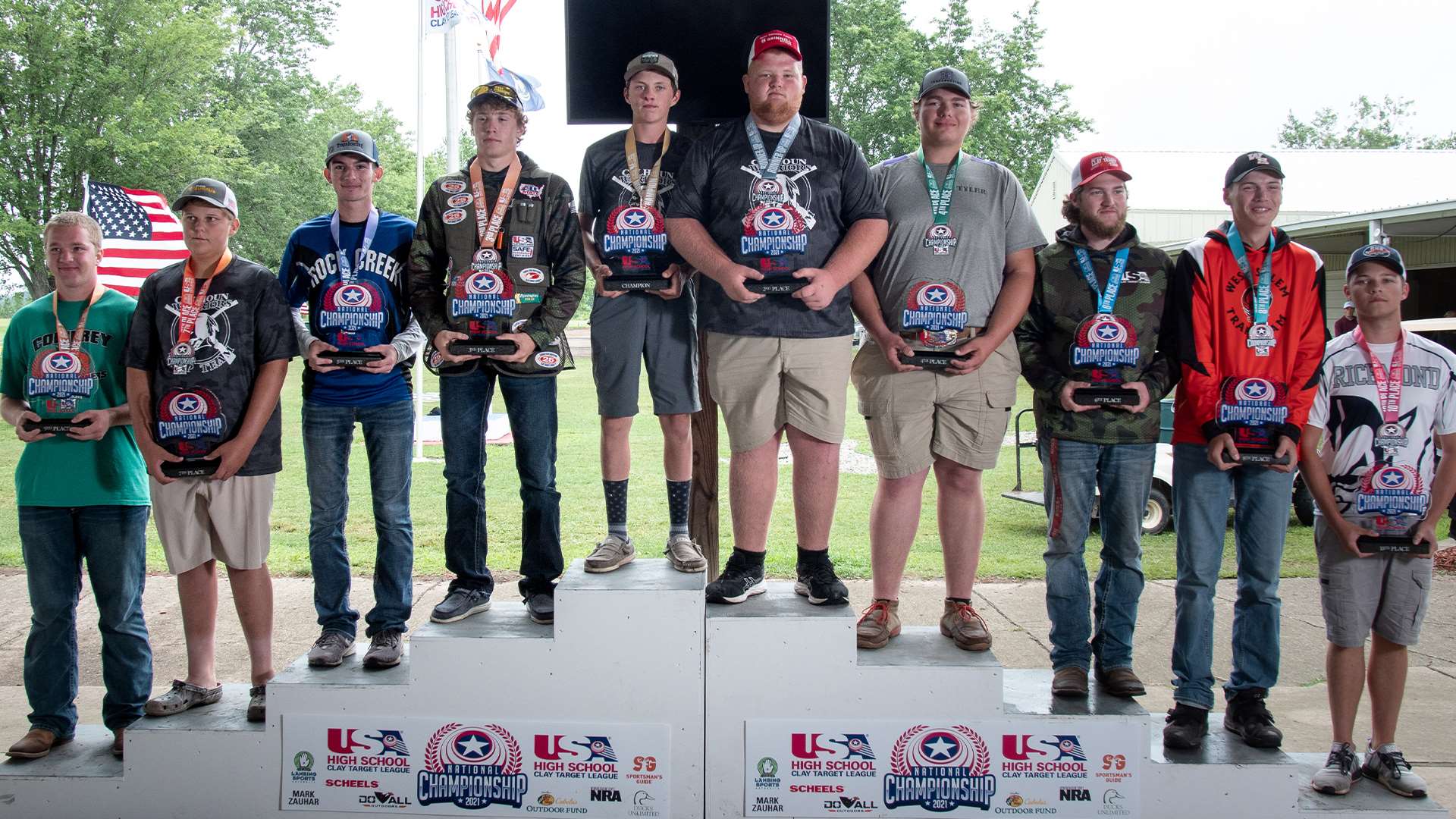 USA Clay Target Nationals podium