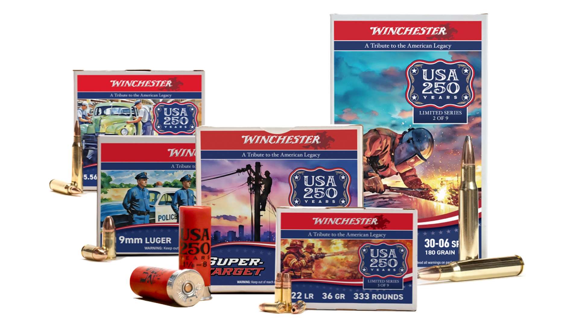 Winchester USA 250 Ammo Boxes