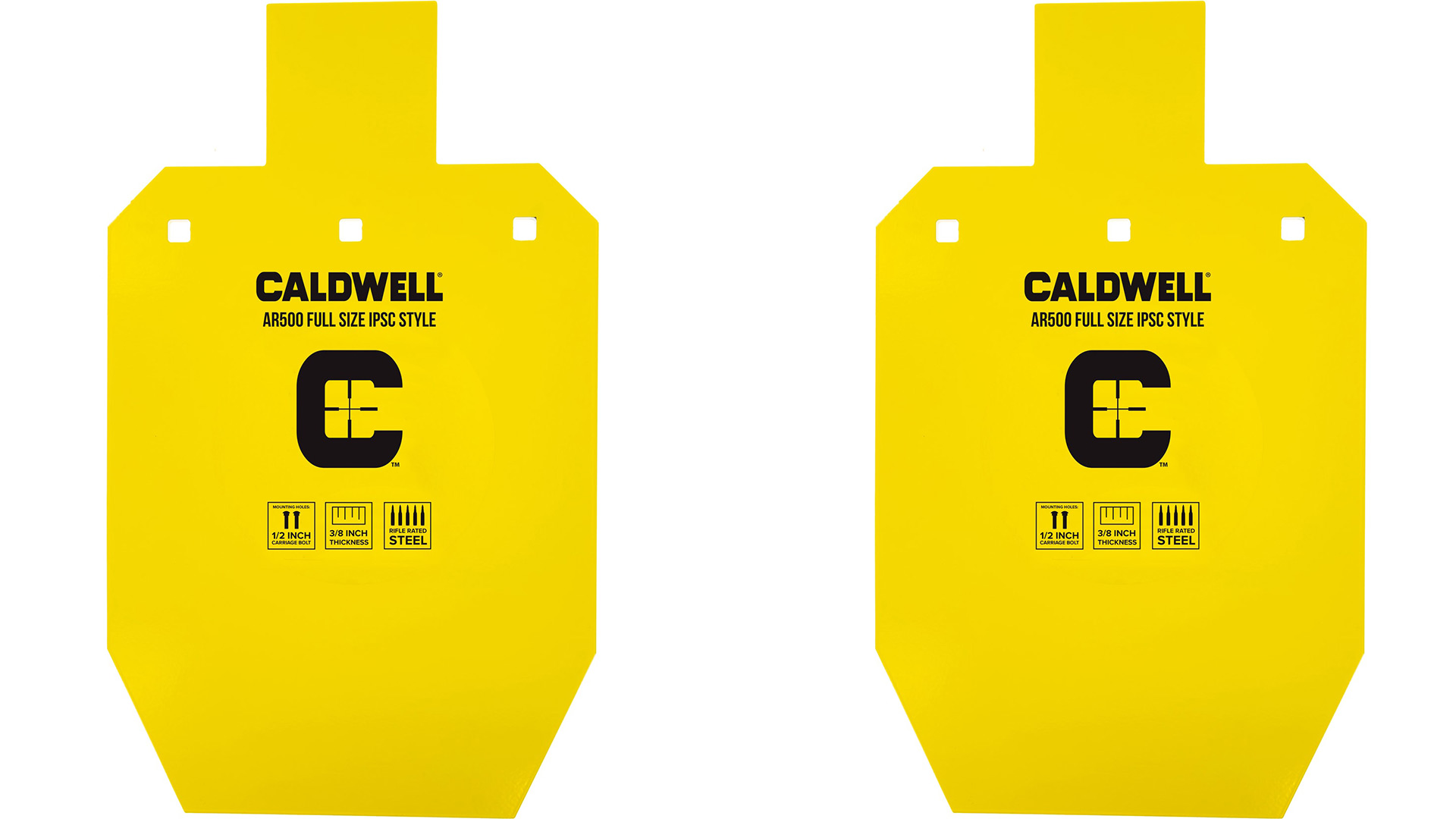 Caldwell IPSC Steel Target | Full Size