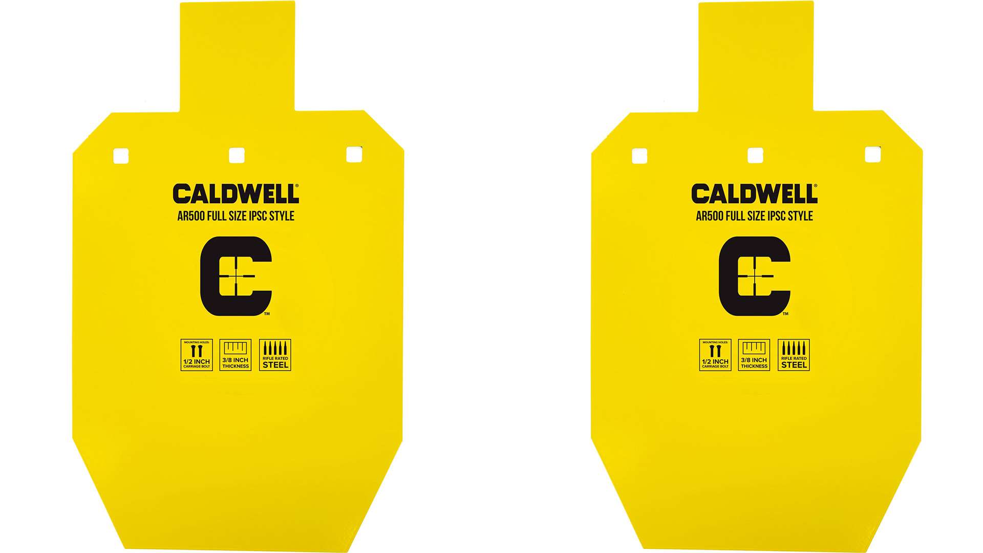 Caldwell IPSC Steel Target | Full Size