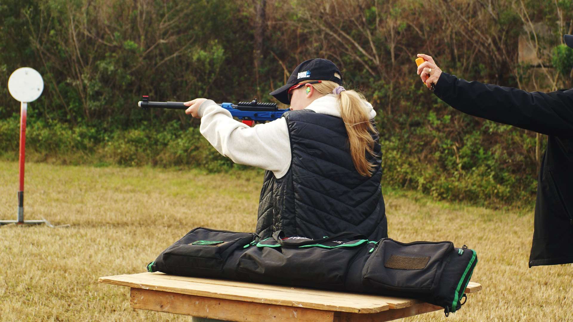 BaylorRose shoots iron sights