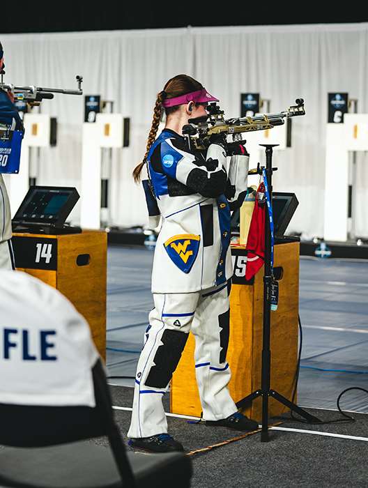 Ashlyn Blake with rifle