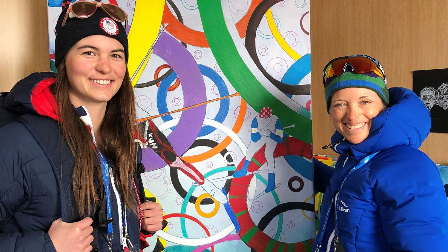 Smiling faces in Pyongechang for the Olympic Art Project