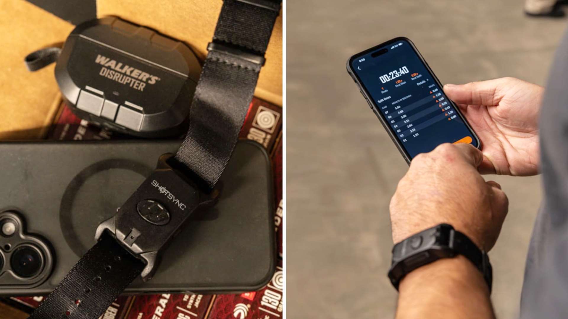 Walker’s SHOTSYNC wearable shot timer
