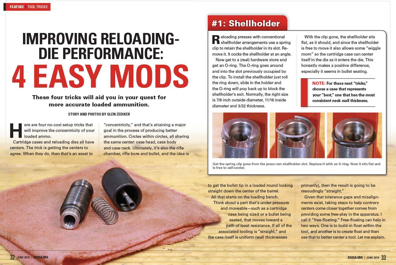 Shooting Sports USA | Improving Reloading-Die Performance | June 2019