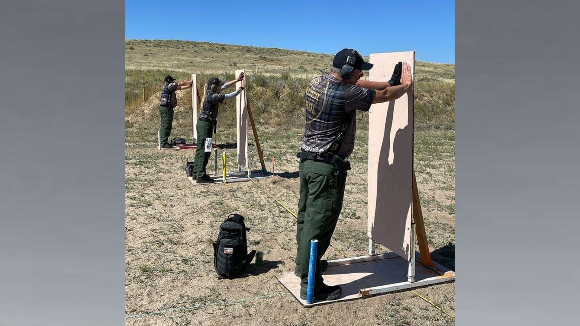 Border Patrol pistol team in Colorado