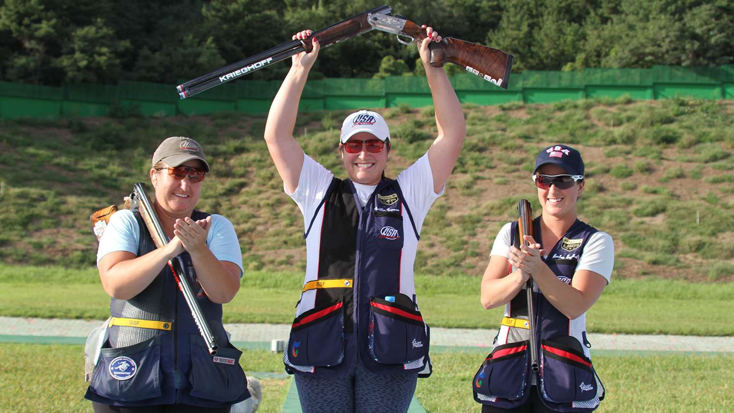 Caitlin Connor, Kim Rhode and Amber English | 2018 ISSF World Championship, Korea