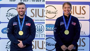 Hancock, Simonton Complete American Sweep at 2025 ISSF World Championship Shotgun