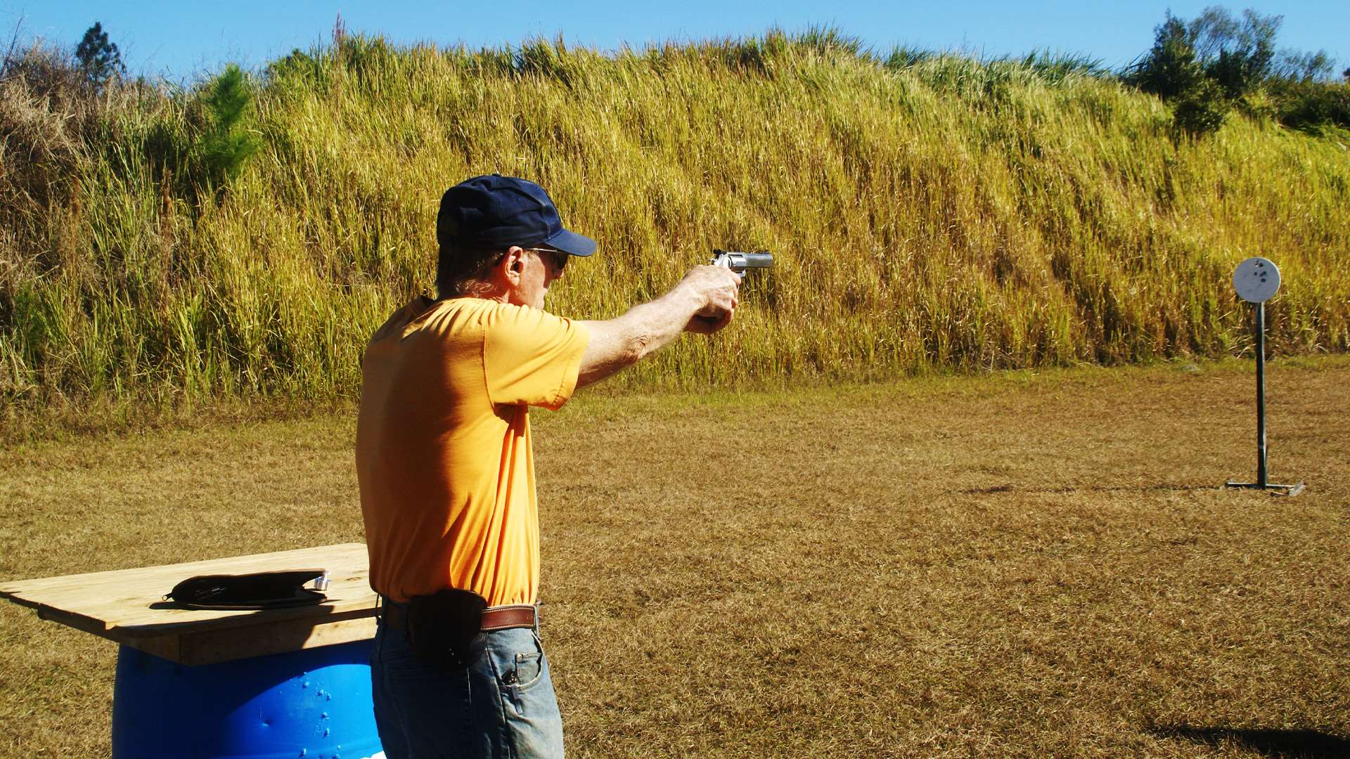 Kimber revolver for Steel Challenge practice